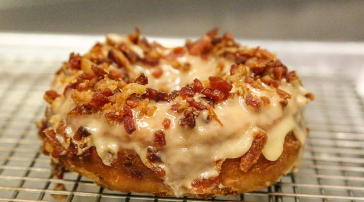 Maple Bacon Donut at The Holy Donut in Portland, Maine