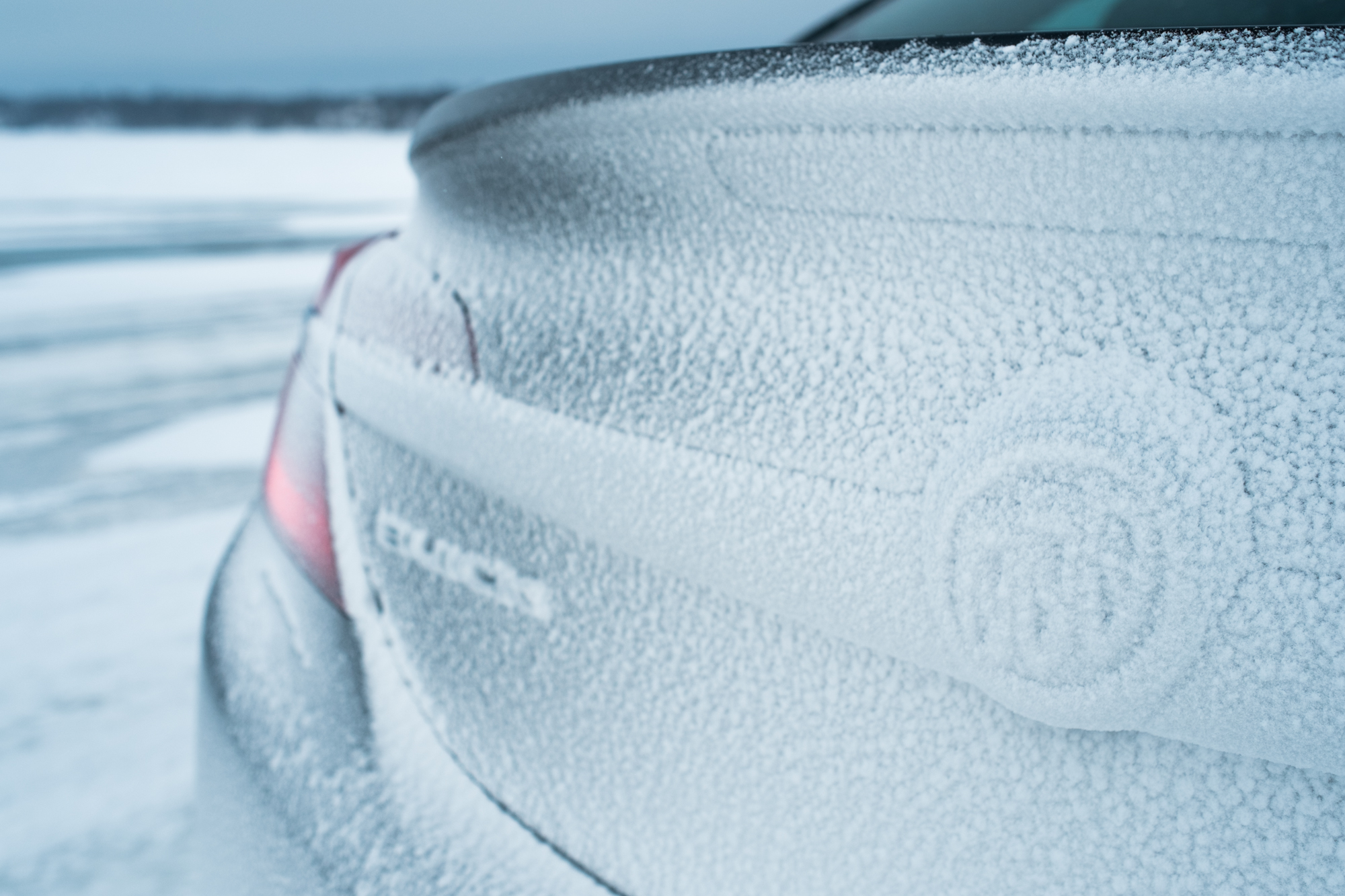 Driving 2014 Buick Regal GS AWD Snow