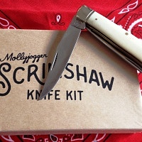 Mollyjogger, Scrimshaw, Knife