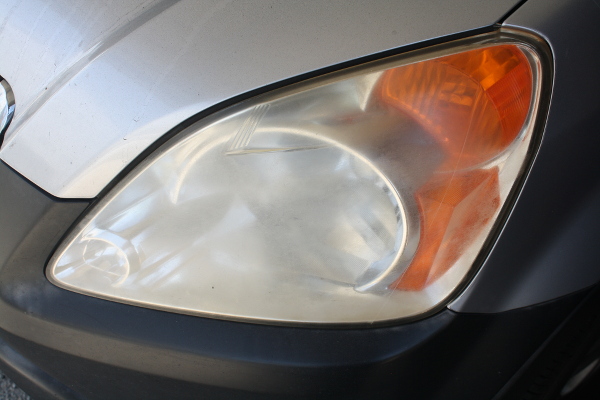 Honda CR-V Headlight Scratched