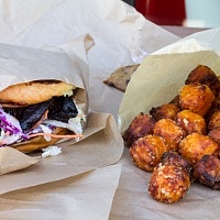 Abbot Kinney Chop Daddy's Pork Belly and Tots