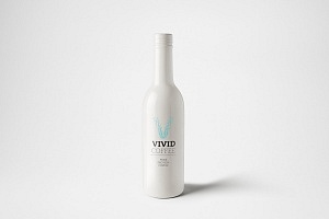 Vivid Coffee Bottle White