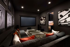 movie night THC Living Room Home Theaters