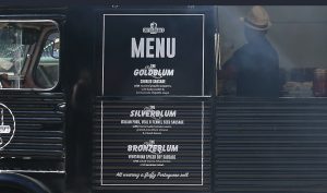 Digital restaurant menu Party Menu Jeff Goldblum Food Truck