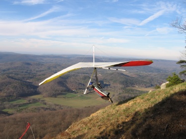 Hang Gliding Lookout Mountain Near Chattanooga, Tennessee