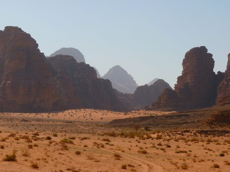 The Valley of Wadi Rum in Jordan