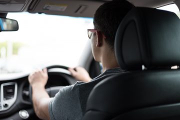New Driver Midsize Sedans Uber man driving car during daytime