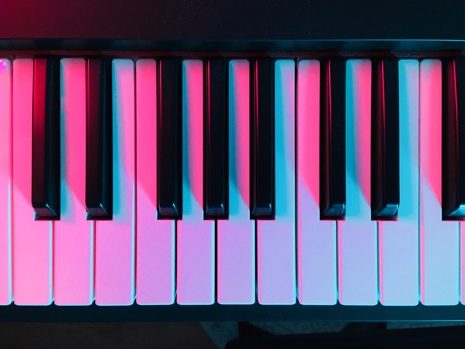 Ableton black and white piano keys