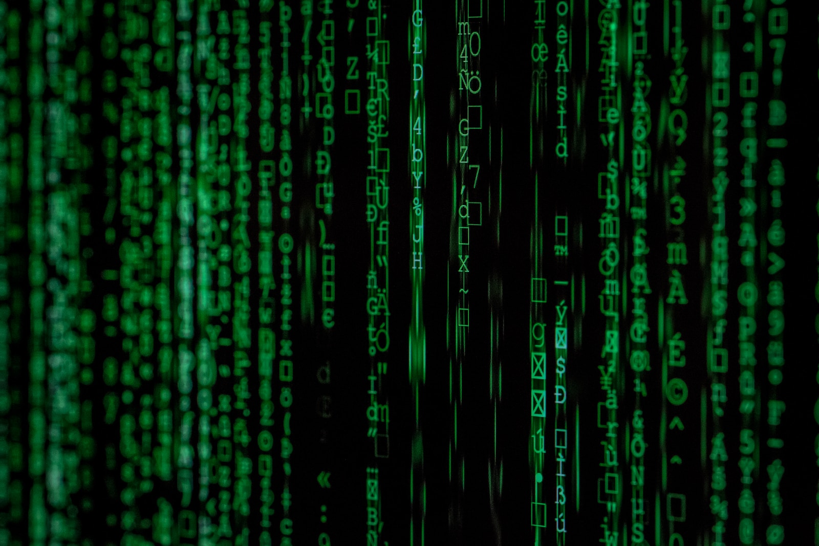Data analysis Dark Web Matrix movie still