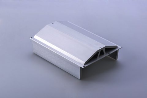 Aluminum Extrusion white rectangular box on white surface