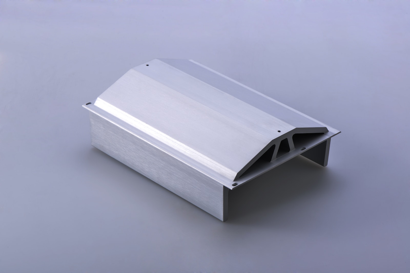 Aluminum Extrusion white rectangular box on white surface