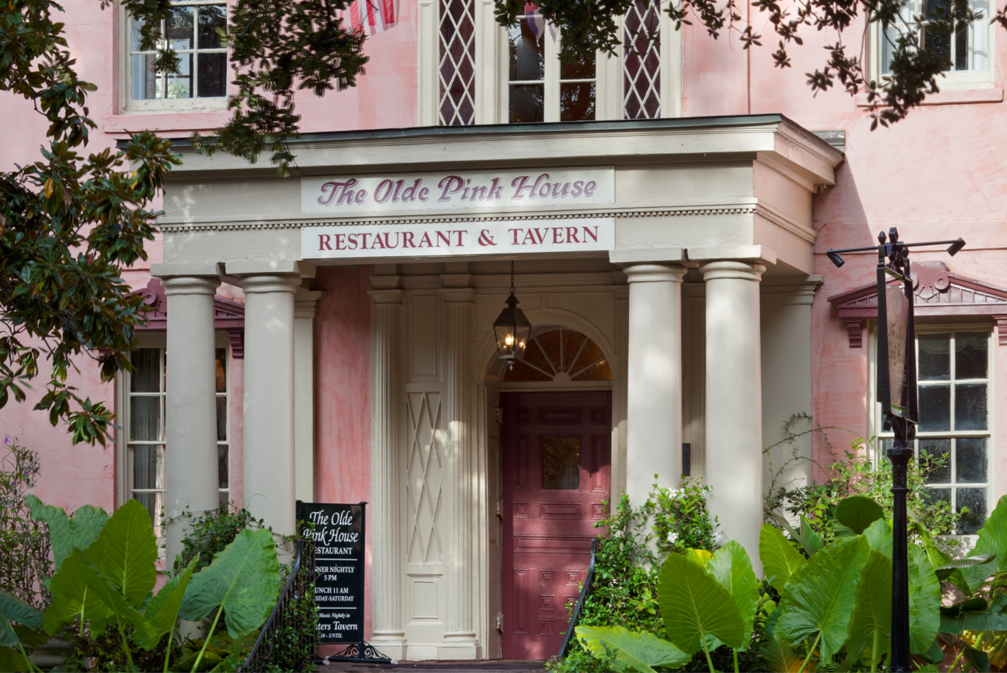 The Olde Pink House historic mansion restaurant in Savannah